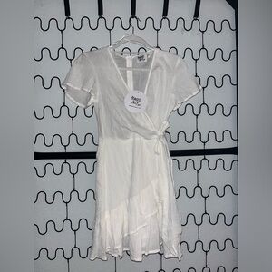 NWT! Company For One Wrap Dress White